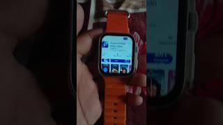 picsrt in t800 ultra smart watch me code #shorts #trending #vital #youtubeshorts #bass #smartwatch