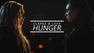 clarke & lexa | hunger