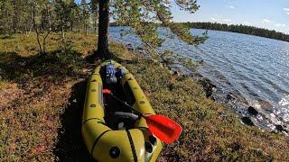 Vätsari packrafting 2024. Almost