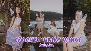 crochet fairy wings tutorial