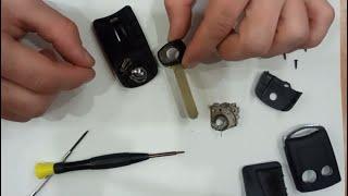 Замена корпуса ключа на автомобиле Honda CRV-3/ Replacing the key housing on a Honda CRV-3