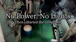 Powering Up a Dead Ship – Real Generator Start-Up from Blackout️