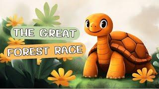 THE GREAT FOREST RACE | Bedtime Stories for Kids | A Fun Take on "The Tortoise and the Hare"