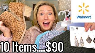 WALMART CLOTHING HAUL & TRY ON // Over 50 // More Great Deals!