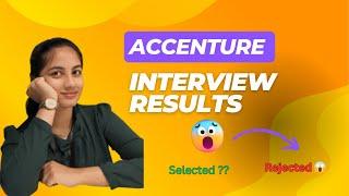 Accenture Interview Result