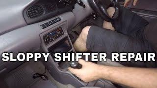 Loose gearshift / stick shift repair - bushing replacement