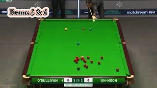 Snooker NorthernIreland Ronnie O’Sullivan Vs Un-nooh ( frame 5 & 6).