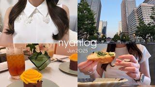 Vlog | 4 days of working in Tokyo  Janu Tokyo , Introducing my purchases  (hair care, cheap sp...