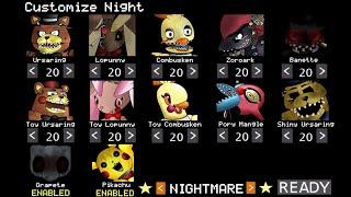 10/20 MAX MODE!!! | FIVE NIGHTS AT POKÉMON'S | NIGHTMARE | MODO 10/20 | FNAF FAN GAME 2015 |