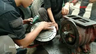 tutorial pemasangan pompa vacum JURON type dan seri PN 45D, K 50851 perakitan 2015