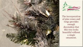 Frosted Virginia Pine Artificial Christmas Tree by Treetime