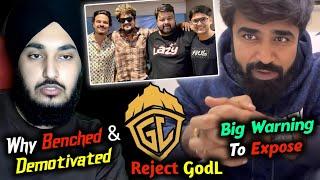 Ghatak Want S8UL RNTX Banter & Reject to Join GodL l Rony Reply Why He Benched & Demotivated