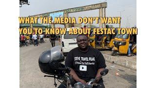 FESTAC TOWN,LAGOS IN 2024 | Exploring lagos Neighborhood on my 200cc motorcycle adventure