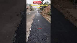 bitumen Road patch work | #civilengineering #short