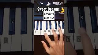 Sweet Dreams (Easy Piano Tutorial) #viral #shorts