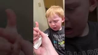 Poop on kid prank