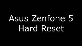 Zenfone 5 Hardreset