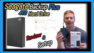 Seagate Backup Plus 4 TB External Hard Drive Review and Setup With a 7-Year User