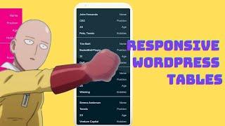 Is this WordPress Tables Plugin Better than TablePress? | WordPress responsive table