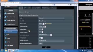 Analyzing Wifi Noise: Changing the Wireless Channel on an Asus Router