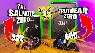 Truthear Zero vs 7Hz Salnote Zero | BEST Budget IEMs/Earbuds for Gaming?