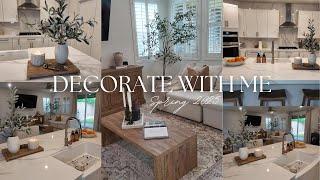Spring Decorate With Me 2025 \\ styling new home decor pieces in my living room , kitchen & bathroom