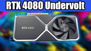 Undervolt your RTX 4080 for more FPS and Lower Temperature! - Tutorial