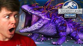 SALAMANDER BOSS BATTLE in JURASSIC WORLD THE GAME