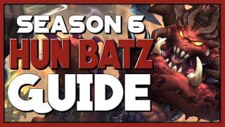 SMITE - The Complete Hun Batz Guide & Build for Season 6 | Jungle