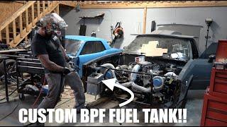 Twin Turbo G Body gets CUSTOM HOOK BOOK FUEL TANK!!!!