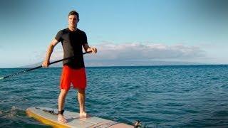 Billy & Brittany Horschel paddle board in Hawaii