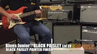 FENDER | BLUES JUNIOR  LTD ED BLACK PAISLEY (EMINENCE GOVERNOR) | DEMO