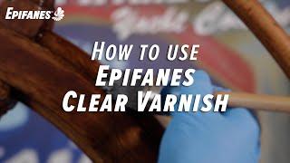 How to apply Epifanes Clear Varnish.