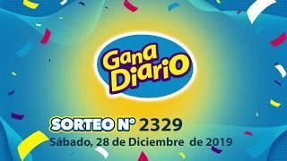 Sorteo Gana Diario - Sábado 28 de Diciembre de 2019