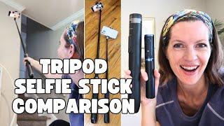 ATUMTEK Selfie Stick Tripod Comparison, Demo + Review!