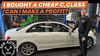 I BOUGHT A CHEAP HIGH MILEAGE MERCEDES OM651 W204 C-CLASS, CAN I SAVE IT? AND MAKE A PROFIT!?