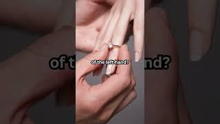 Do you know why rings are worn on the fourth finger of the left hand? #shorts #facts #history