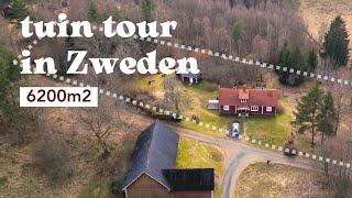 #52 De TUINTOUR van ons huis in ZWEDEN | moestuin, wildlife & accomodaties?