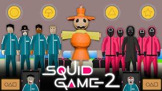 playing squid game in dude theft wars