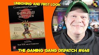 First Look at Commands & Colors: Samurai Battles on The Gaming Gang Dispatch Ep 648