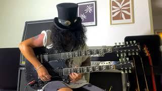 Slash Tokyo 1992 Patience Solo Double Neck EDS-1275 - Guns N' Roses