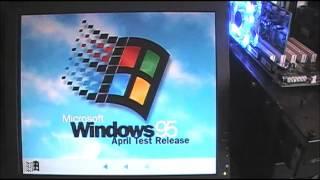 Installed the test version Windows 95 [ Chicago 4.00.456 ]