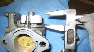 How to set the floats on a 1996 Mercury 40 HP, 2 stroke, 4 cylinder outboard