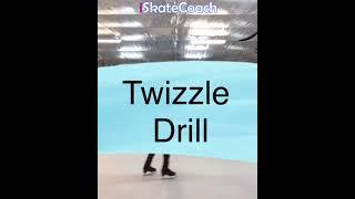 A simple yet effective twizzle drill for ice skaters