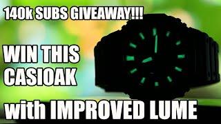 WIN A GA-2100 CASIOAK with IMPROVED LUME - 140.000 subs GIVEAWAY!!