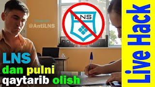 LNS kompaniyasidan pulni qaytarib olish bo'yicha Begzoddan LiveHack