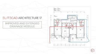 ELITECAD Architecture 17 | Improved drainage module