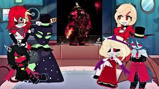 Hazbin Hotel Angels react to Doom Slayer | Lucifer | Gacha life 2 | Tiktoks