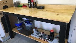 Reloading bench / work bench build - time lapse