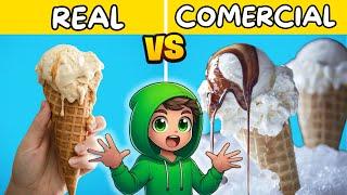 Comida Real VS Comercial  Increíble